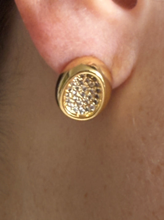 Gold Stud Earring